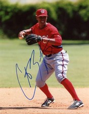 CHRIS BOSTICK WASHINGTON NATIONALS SIGNED AUTOGRAPHED 8X10 PHOTO W/COA