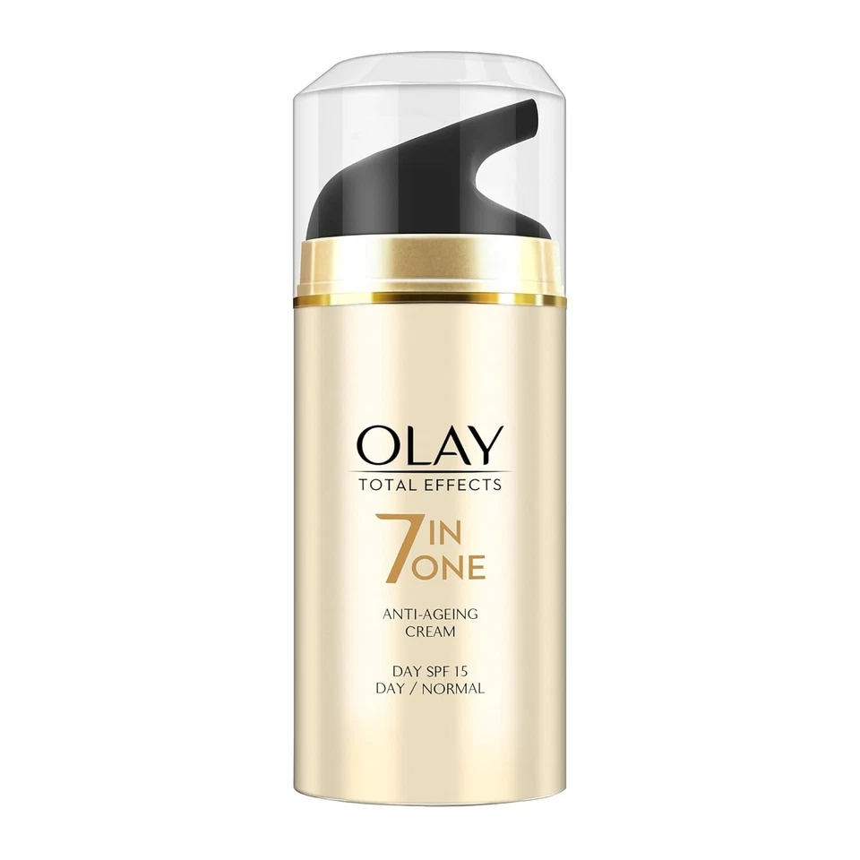 Olay Total Effects 7 In 1 Normal Anti Aging Skin Day Cream SPF 15, 20g free ship - Image 4 of 4