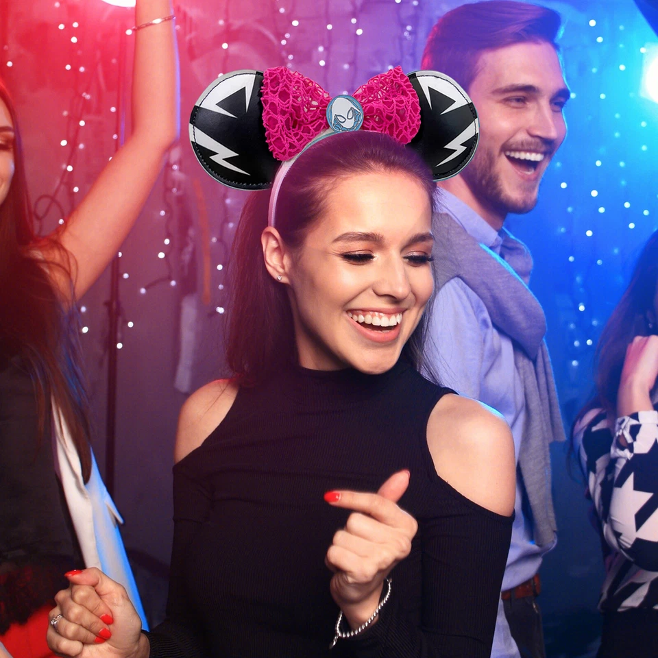 Disneyland's Marvel Spider-Man Spider-Gwen Minnie Mickey уши обруч для волос заколка - Изображение 4 из 4
