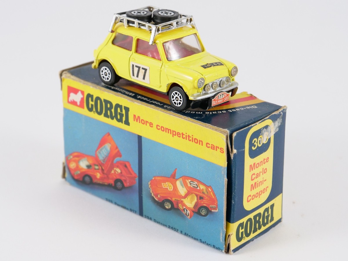 Corgi Toys 308 BMC Mini Cooper S Monte Carlo 1/43 Jaune - Whizzwheels 1967