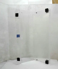 EZ-GO 10009762 Flip Down Split Clear Clip On Windshield Kit For RXV 2008-Up