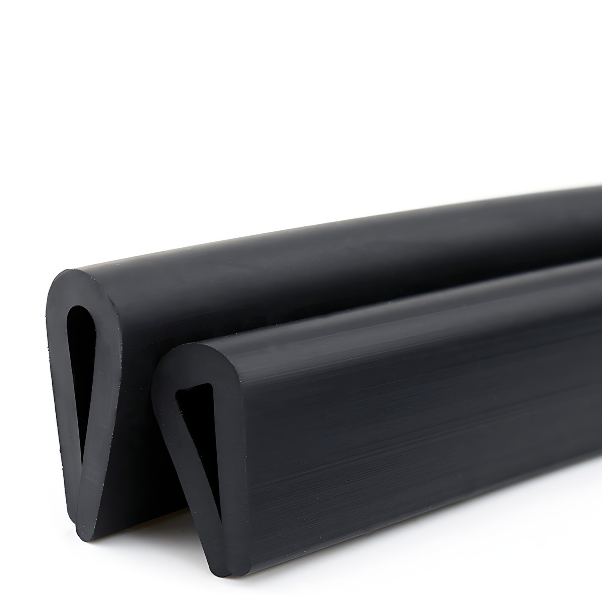 Edging Protection Frame Profile Rubber Trim Seal Flat Round U Shaped Slot 1- 12mm - Foto 5