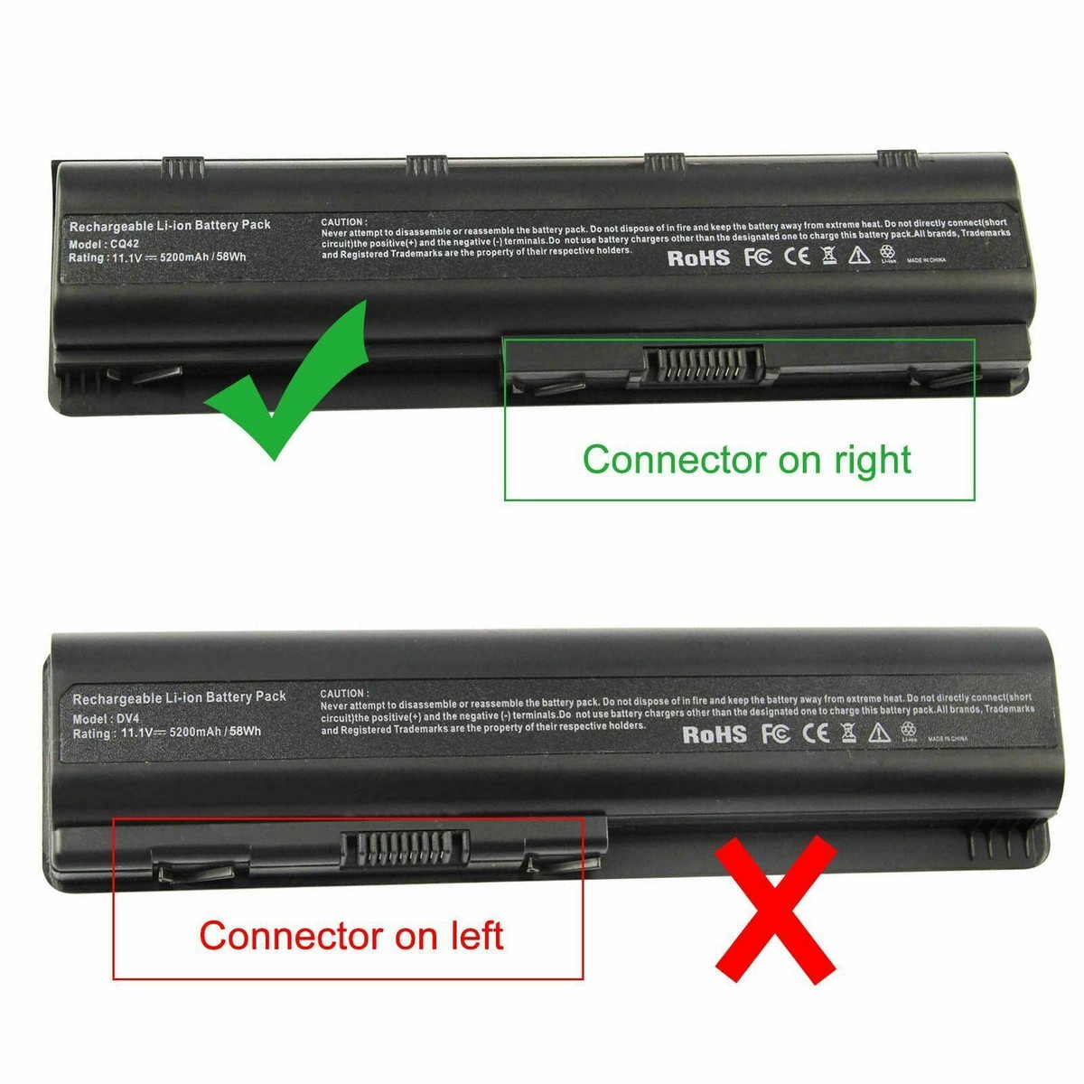 593553-001 593554-001 - for HP Replace Battery - MU06 MU09 CQ42