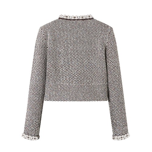 New Short Knitted Cardigan Jacket Top Womens Crew Neck Coats Slim Office Wear - Picture 2 of 20
