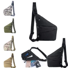 Chest Bag Left Right Shoulder Anti-theft Concealed Tactical Storage Gun Holster