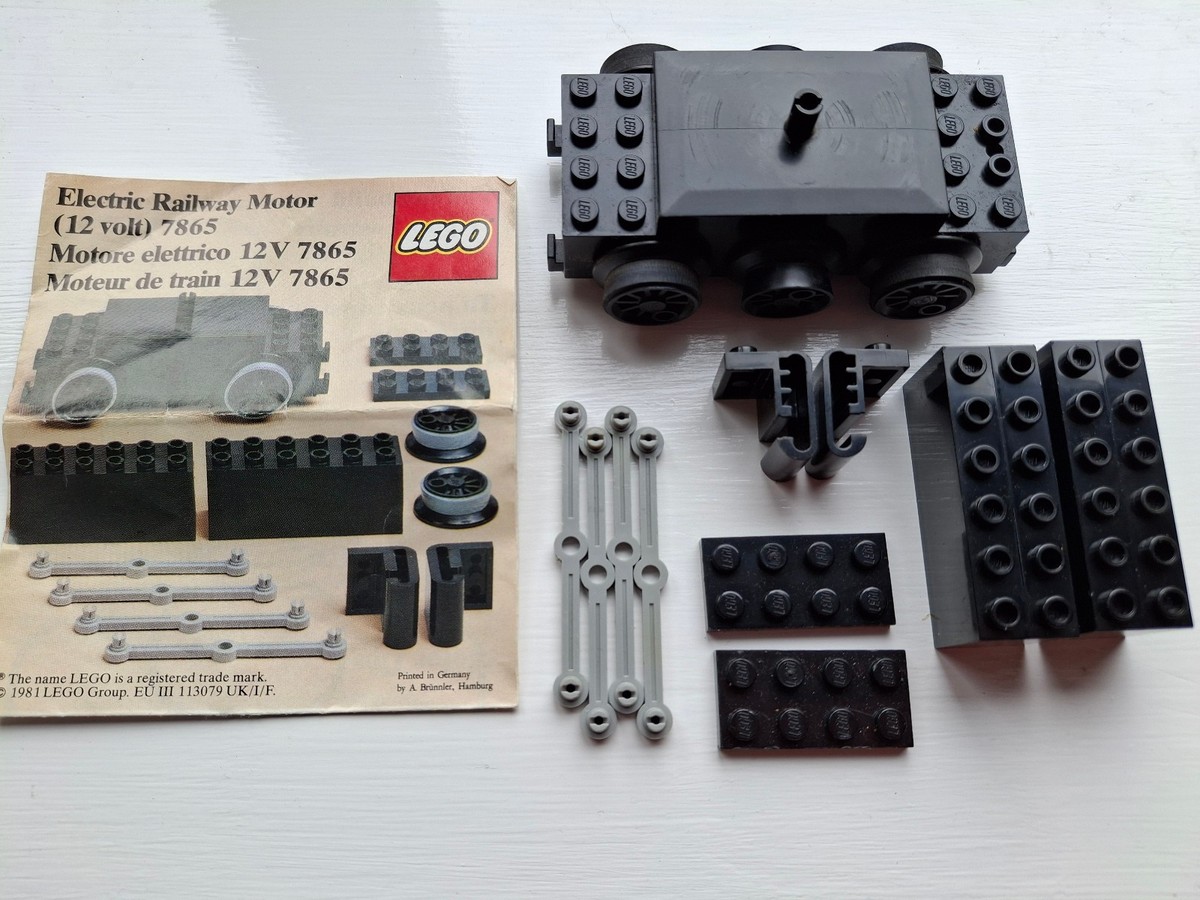 レゴ LEGO 7865 - 12v Train Motor (1980) + INSTRUCTIONS | eBay UK