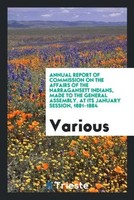 Various | Annual Report Of Commission On The Affairs Of The Narragansett...