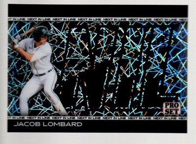 2026 Pro Set Metal Next in Line Lazer Black #NB-14 Jacob Lombard 1/1