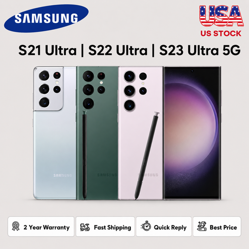 FACTORY NEW SEALED SAMSUNG GALAXY S23 ULTRA/S22 ULTRA 5G US STOCK FAST SHIPPING - Picture 1 of 28
