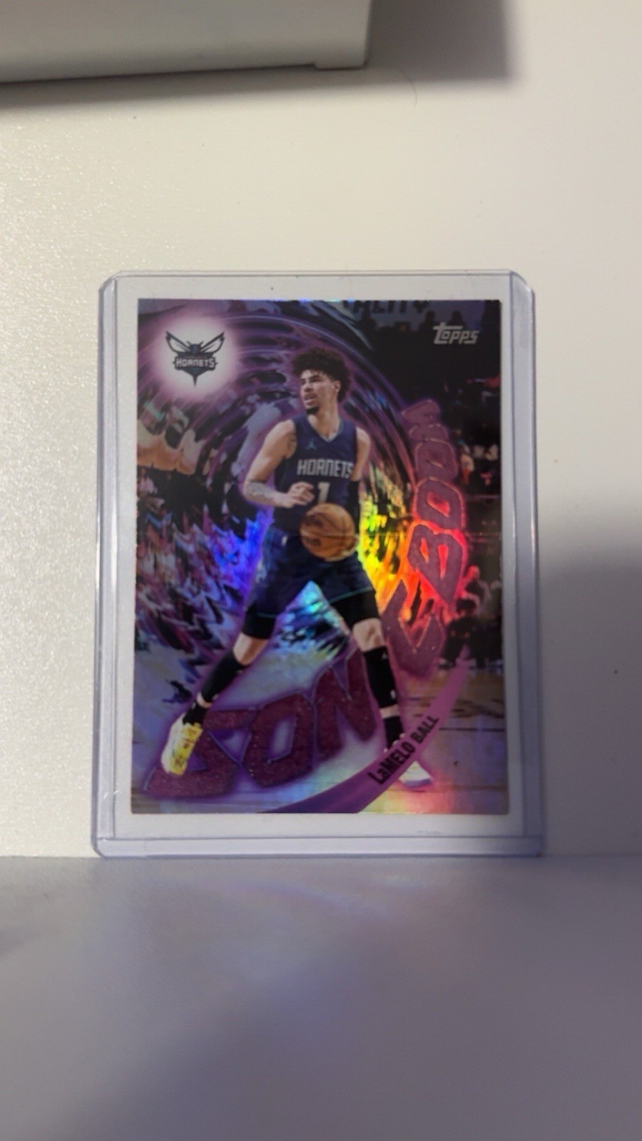 2025-26 Topps Basketball Lamelo Ball #SB-5 Sonic Boom Case Hit Hornets