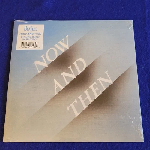 The Beatles - Now and Then / Love Me Do - BLUE MARBLE 7" vinyl Sealed 2023 RSD
