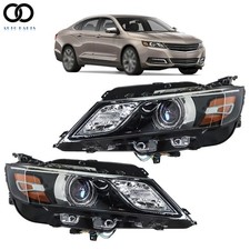 Headlights Assembly For Chevrolet Impala 2015-2019 Halogen Headlamps Leftright Headlights Assembly For Chevrolet Impala 2015-2019 Halogen Headlamps Leftright