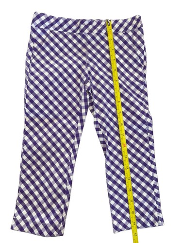 Janie And Jack 2 Piece Outfit Girls Size 5 Purple & White Gingham Plaid Bows - Picture 12 of 13