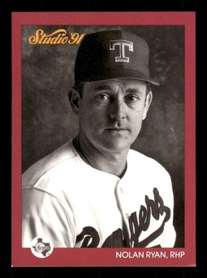 1991 Studio #128 Nolan Ryan Rangers ($0.75 Buy 3,Get 1 FREE)