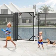 VEVOR Pool Fence 4 x 12/48/72/96/108/ 2.5 FT Gate Removable for Inground Pools