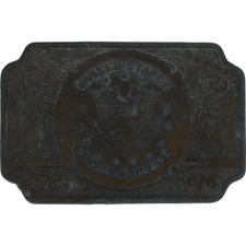 United States 1776 1976 Bicentennial Eagle Vtg Belt Buckle Great Seal Patriotic