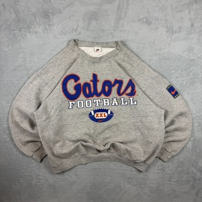 Vintage Nike Florida Gators 1990's Grey Heavyweight Gr. XXL Pullover Sweatshirt