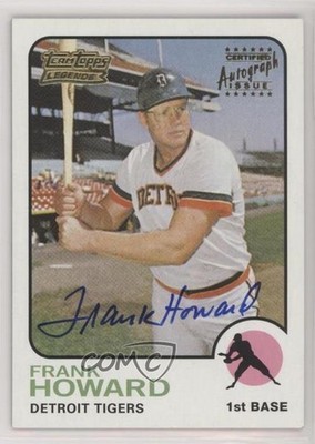 2001 Topps Team Topps Legends Frank Howard #TT47F Auto 2u5