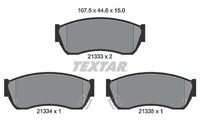 Textar 2133301 Bremsbelagsatz, Scheibenbremse Passend FüR Subaru Suzuki Tata