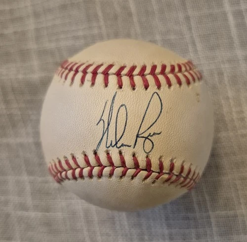 NOLAN RYAN Autographed Signed American League Baseball Angels Ramgers JSA COA