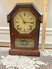 Antique Seth Thomas 8-day Mahogany Shelf Cloc...