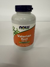 NOW Foods Valerian Root 500mg Veg Capsules - 250 Count Exp 09/2028
