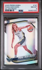 2025 PANINI PRIZM WNBA SILVER PRIZM #147 PAIGE BUECKERS PSA 8
