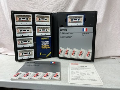 Berlitz ''Think & Talk French'' Language Course Along with a Berlitz French pocket
