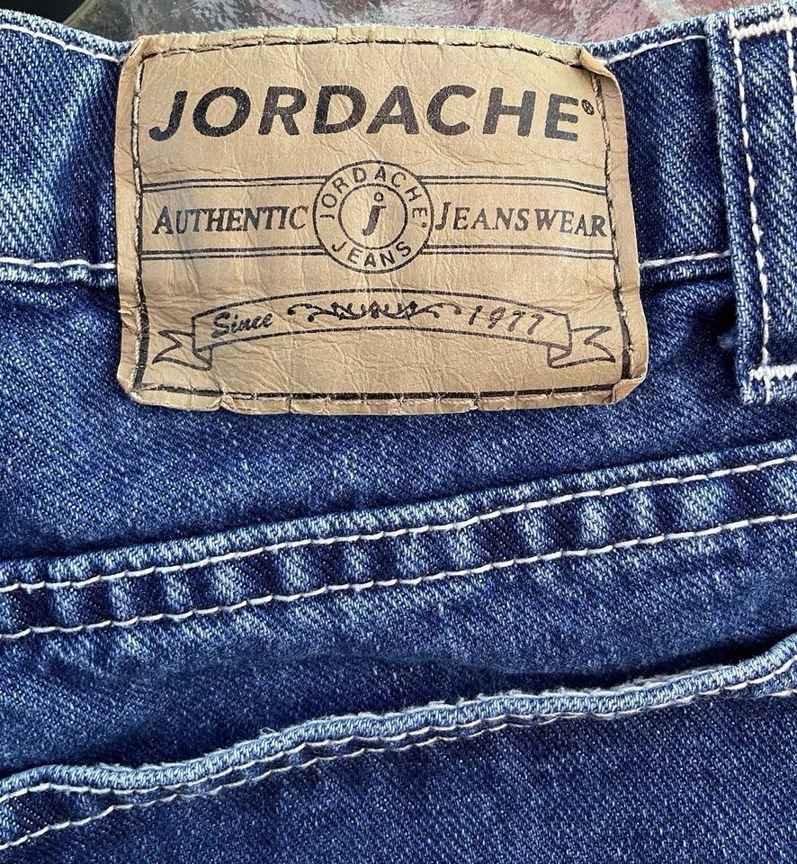 Винтажные женские джинсовые шорты с высокой талией Jordache 9/10 синие 100% хлопок Y2K 90-е - Изображение 2 из 4