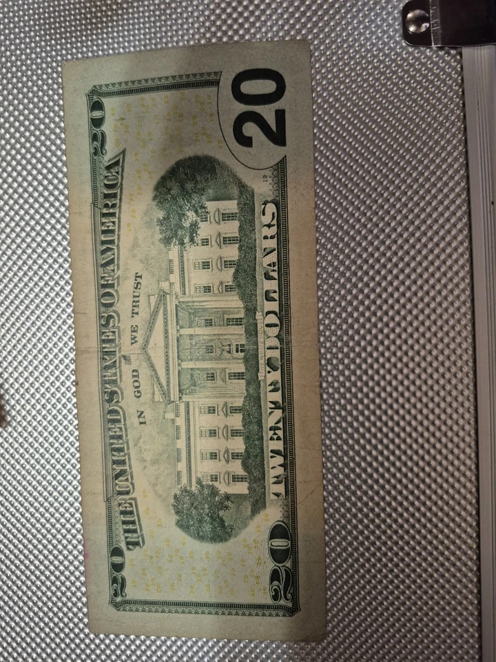 2004a Binary Double quad Bookend $20 bill (1's, 5's) - Image 3 of 4