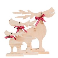 "Elch \"Frieso\" 40 Cm Dekofigur, Weihnachtsdeko,Festdekoration, Holz"