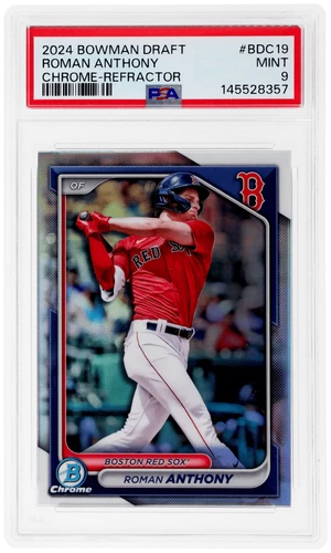 2024 Bowman Draft Roman Anthony Chrome Refractor #BDC-19 PSA 9