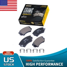 For 2010 - 2015 Camaro 2011 - 2017 Caprice Front Ceramic Brake Pads w/ Hardware