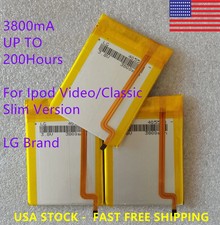 LG 3800mAh Battery Upgrade replacement for iPod Classic 6 7 Video 5 5.5 Thin