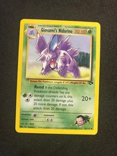 Giovanni's Nidorino 45/132 Uncommon Gym Challenge Pokemon Unlimited LP on eBay
