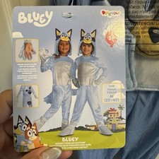 Disguise Disneys Bluey TV Show Dog Cartoon Toddler Halloween Costume Sz 3T-4T