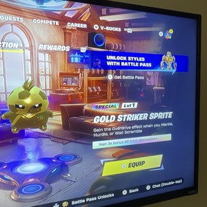 *ULTRA RARE* GOLD striker sprite, contact me for one game and it’s yours