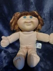 2011 Cabbage Patch Kids  Doll Auburn Corn Silk Hair Blue Eyes