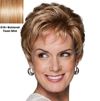 Eva Gabor Acclaim Short Wig Short Layers G15+ Buttered Toast Mist by Hairuwear