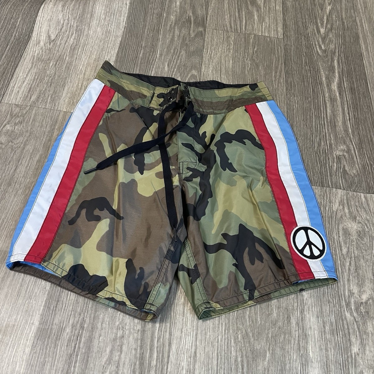 Birdwell Beach Britches Men's 311 Board Shorts NOS Camo Size 28