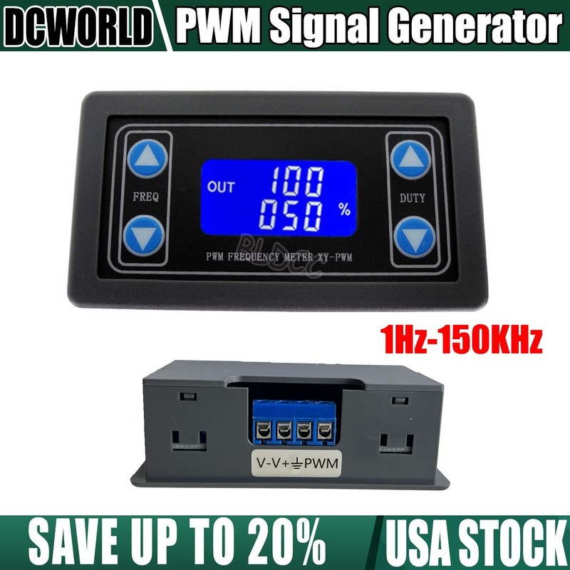 Signal Generator 1Hz~150KH Adjustable PWM Pulse Frequency Duty Cycle Square Wave