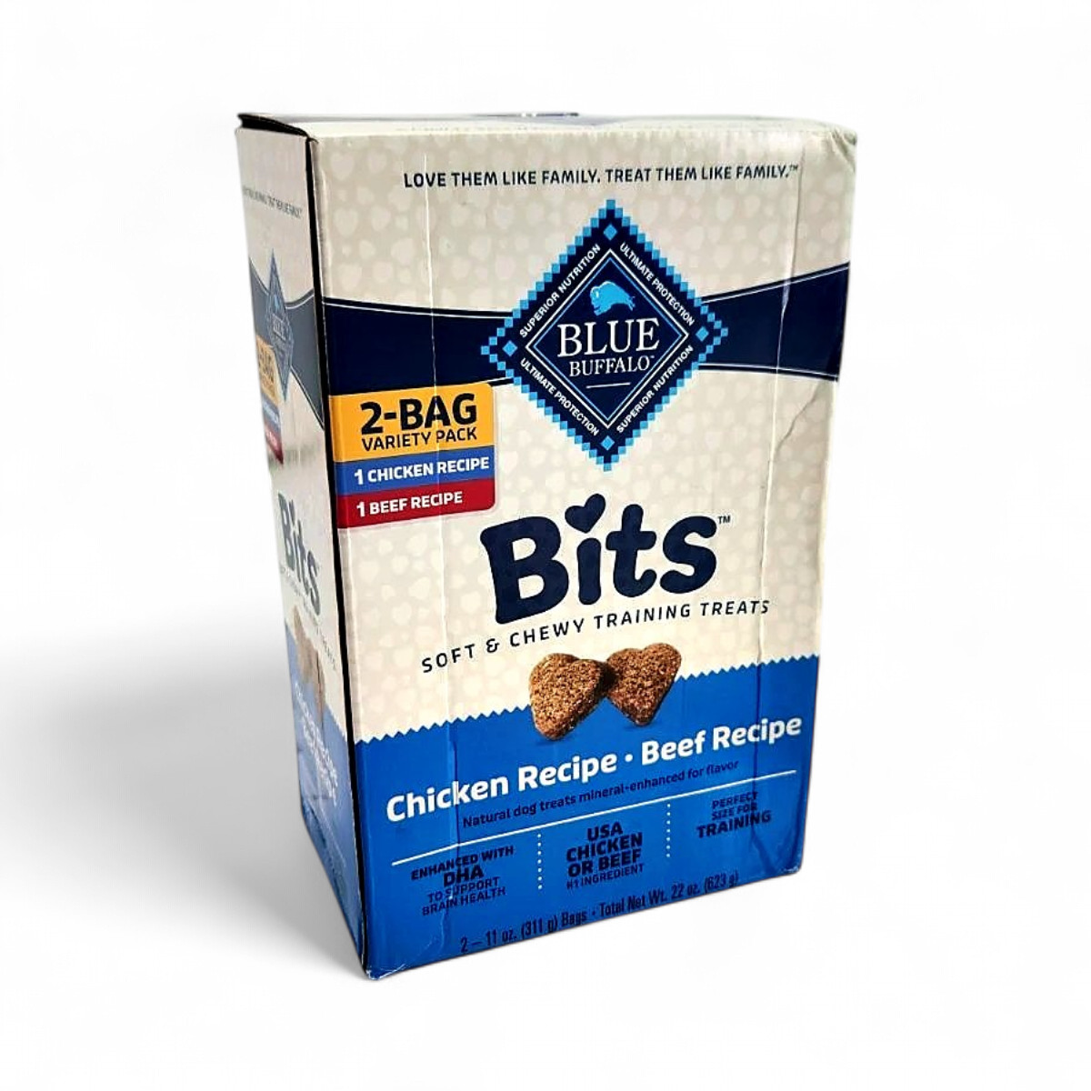 Blue Buffalo Bits Training Treats, Chicken and Beef Variety Pack - 2 Count