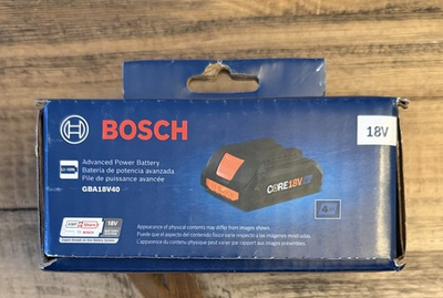 #ad BRAND NEW Bosch GBA18V40 CORE18V 18V 4.0 Ah Lithium Ion Compact Battery. $65.00