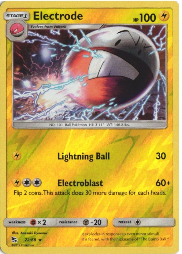 Electrode Reverse Holo #22/68 - Hidden Fates - NM