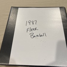1987 Fleer Factory Baseball Set 1-660 Barry B...