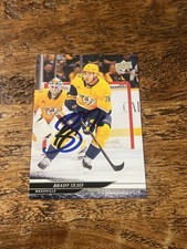 Brady Skjei IP Signed 2024-25 Upper Deck Card Predators Autographed