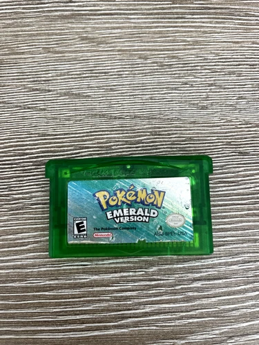 Pokemon Emerald Version (Nintendo Game Boy Advance, 2005) - New Battery