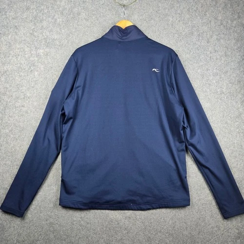KJUS Retention Jacket Mens 50 M Navy Blue Quilted Full Zip Golf Performance image 7
