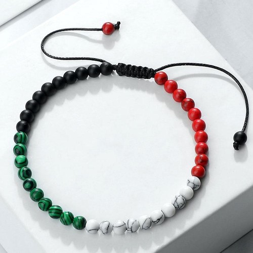 Palestinian Bracelet Bead Stretch Bracelet PalestineWristband UK V4J0 - Picture 9 of 14