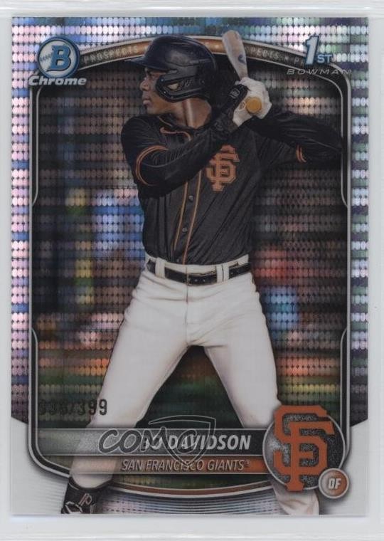2025 Bowman Chrome Prospects Pulsar Refractor /399 Bo Davidson #BCP-206